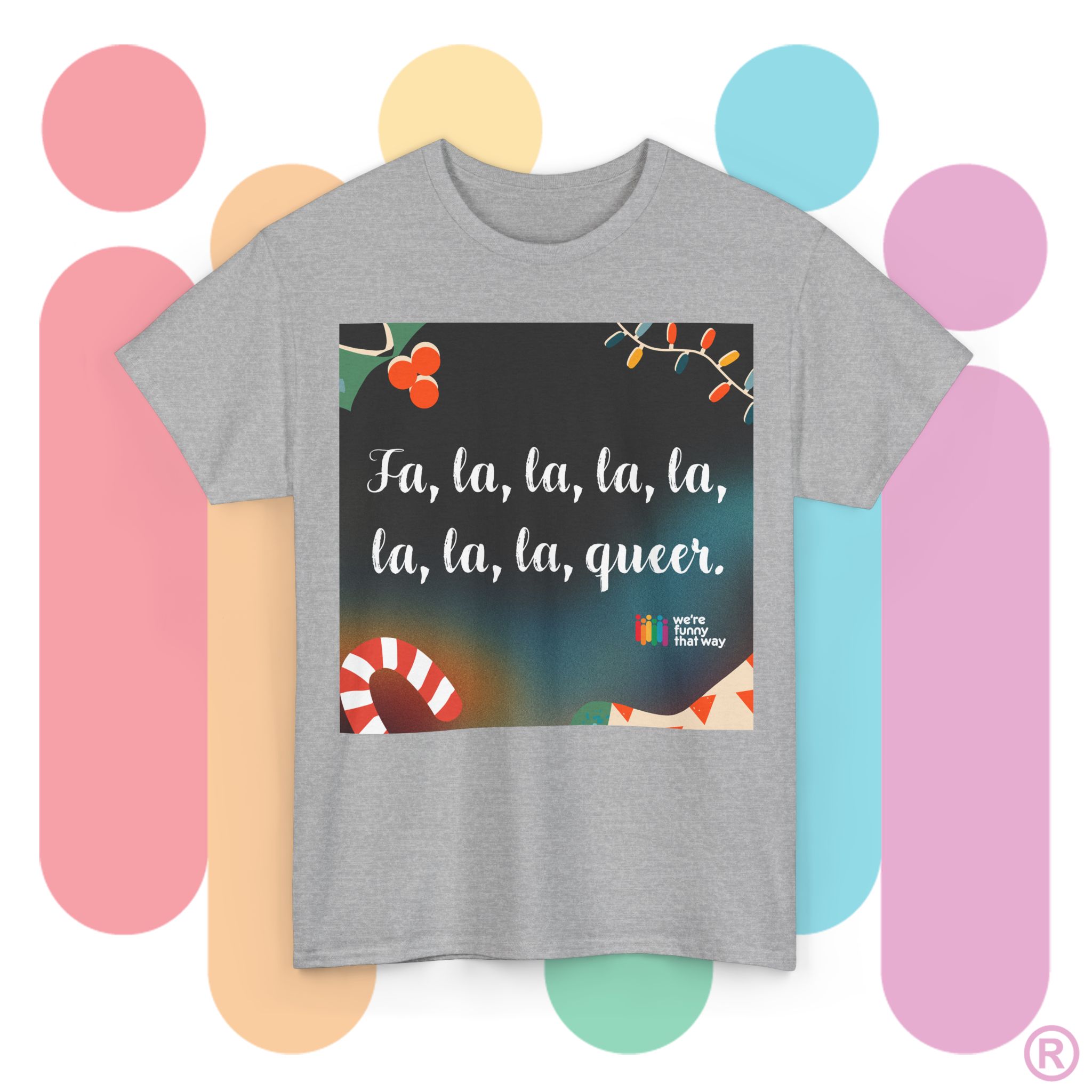 Fa la la la la la la la QUEER! - It's queerly the holigays in this tee! (US Store) - Image 8
