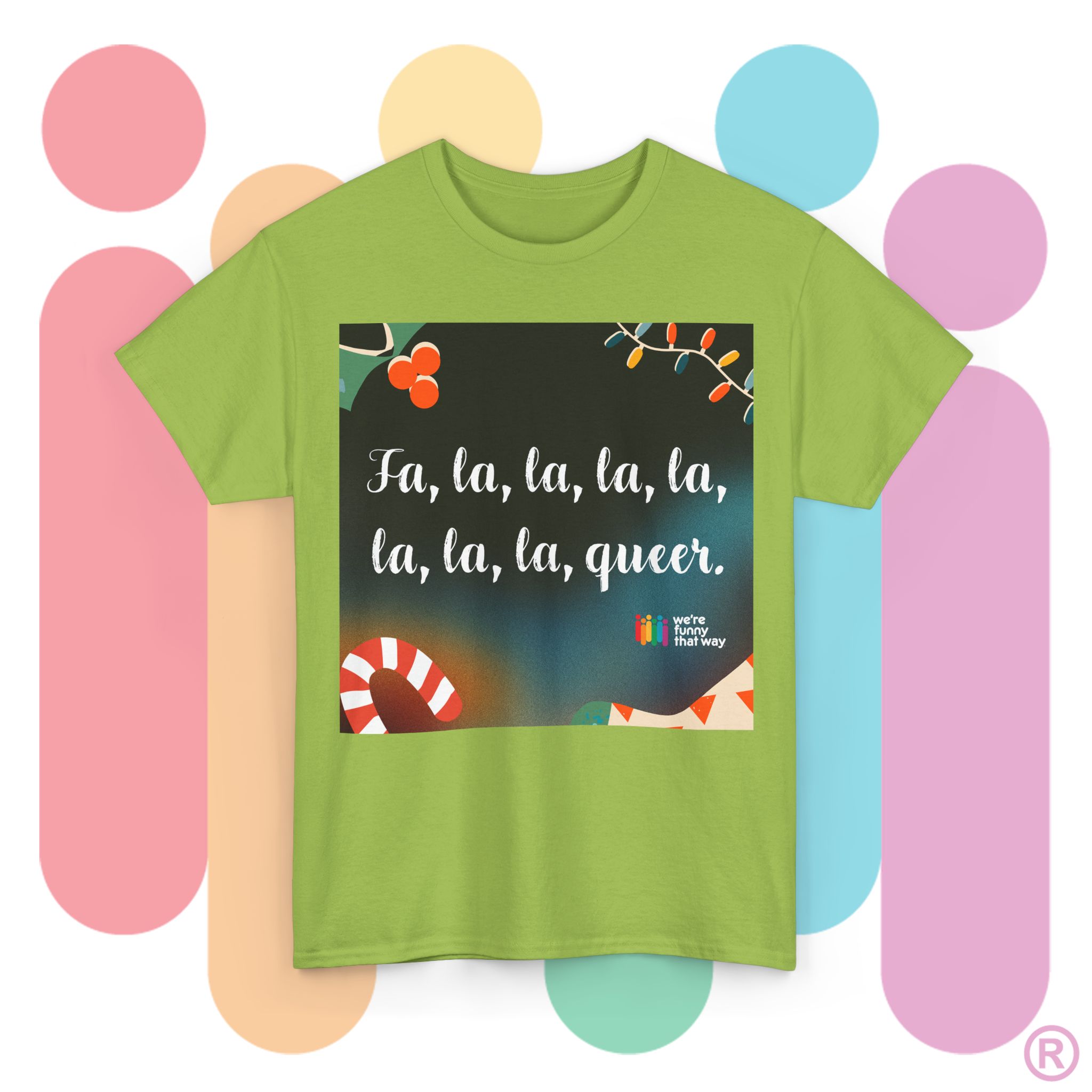 Fa la la la la la la la QUEER! - It's queerly the holigays in this tee! (US Store) - Image 10